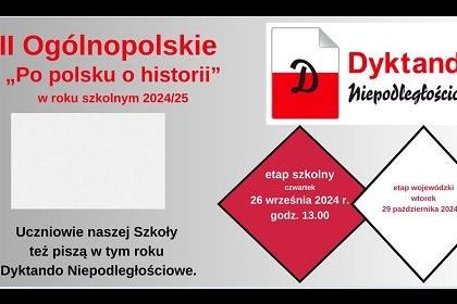 DYKTANDO NIEPODLEGŁOŚCIOWE - ETAP WOJEWÓDZKI